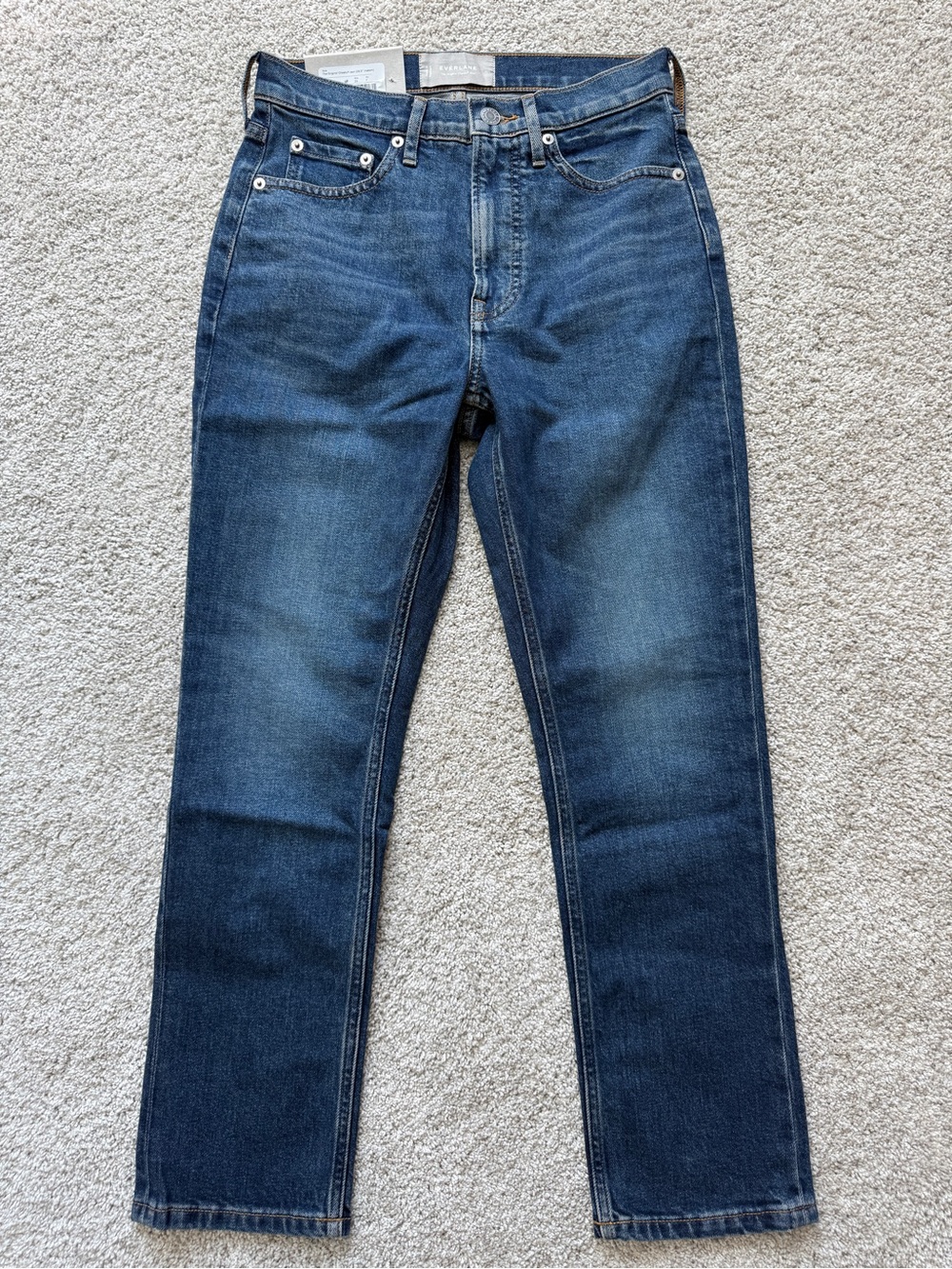 NEW Everlane organic cotton blend Jeans size 26 short (26.5 inseam).
